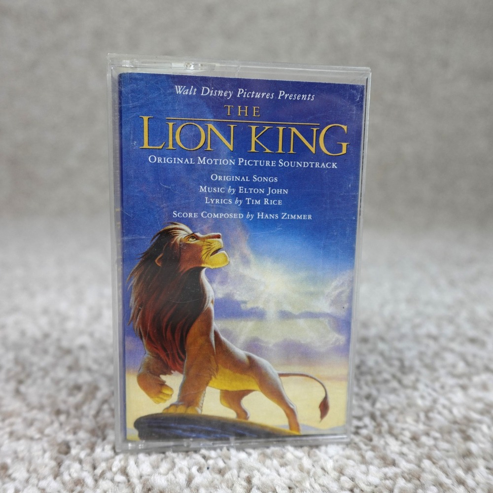 Disney The Lion King Original Motion Picture Soundtrack Cassette Tape 60858-0